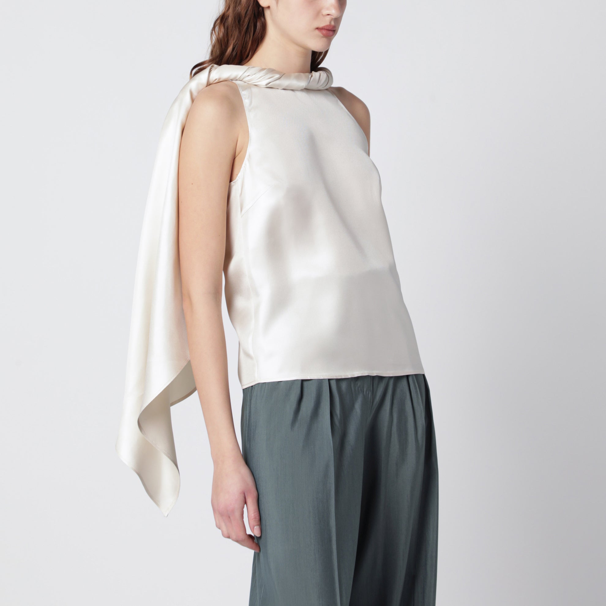 Top con collo ritorto Wilma