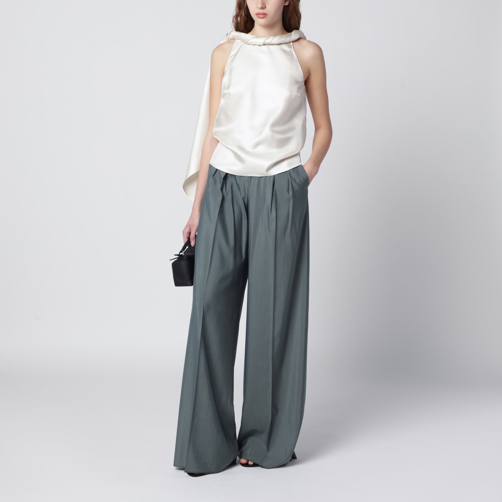 Top con collo ritorto Wilma