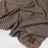 Stola beige motivo Vichy in lana
