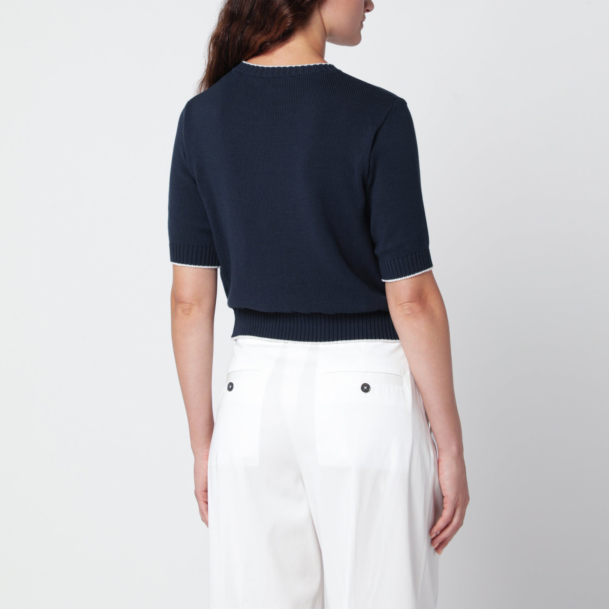 Kastenförmiges Jeans-Baumwollhemd