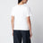 T-shirt en jersey de coton blanc à fleurs