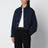 Kurze blaue Wolljacke