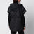 Giacca smanicata nera in nylon