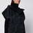 Giacca smanicata nera in nylon