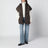 Gilet imbottito fango in twill antigoccia