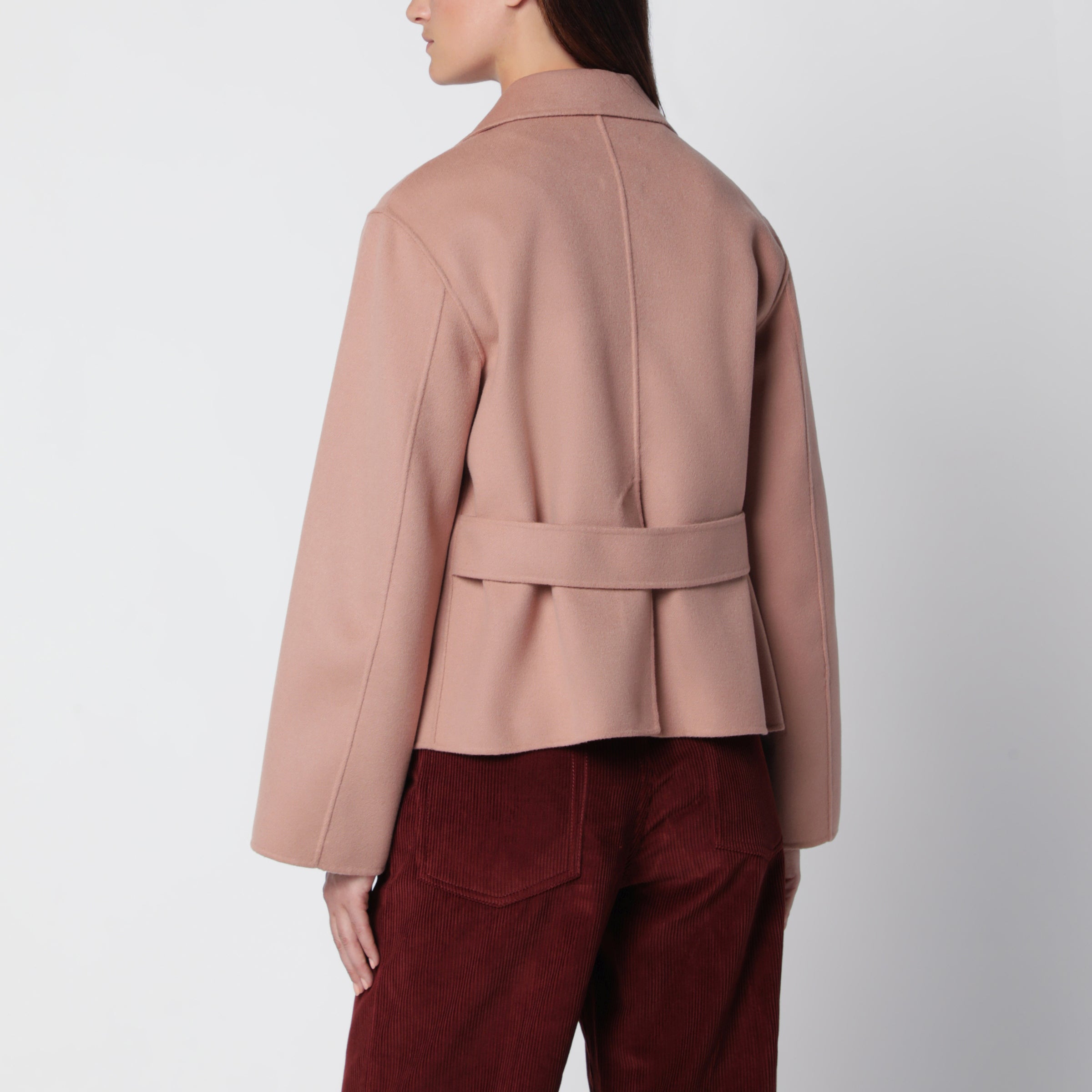 Weekend Max Mara Pink cropped wool jacket | TheDoubleF