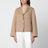 Veste courte en laine camel