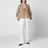 Veste courte en laine camel