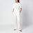 T-shirt blanc en coton avec broderie florale
