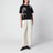T-shirt noir en coton avec broderie florale