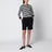 Pull en viscose écru et noir