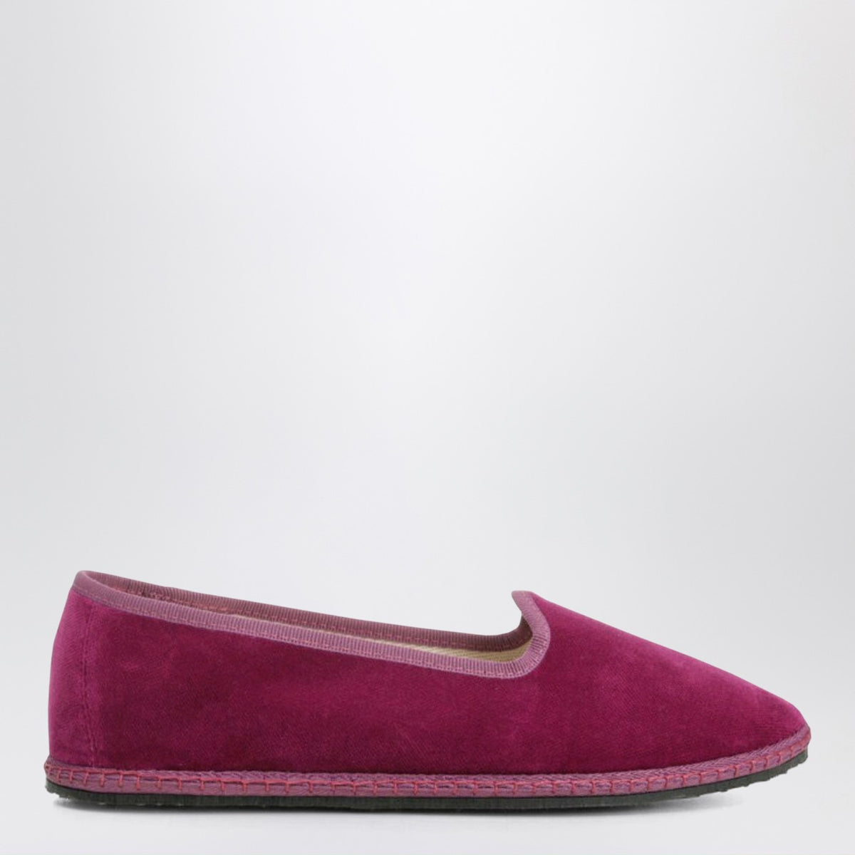 Vibi Roopnarine ViBi VENEZiA Friulane in Certosa pink velvet | TheDoubleF