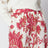 White skirt with floral print