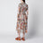 Midi-Kleid aus Baumwolle mit Paisley-Print