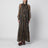 Robe longue à imprimé Paisley multicolore