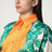 Floral print shirt with knotted detail