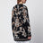 Schwarzer Jacquard-Cardigan aus Wolle