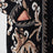 Schwarzer Jacquard-Cardigan aus Wolle