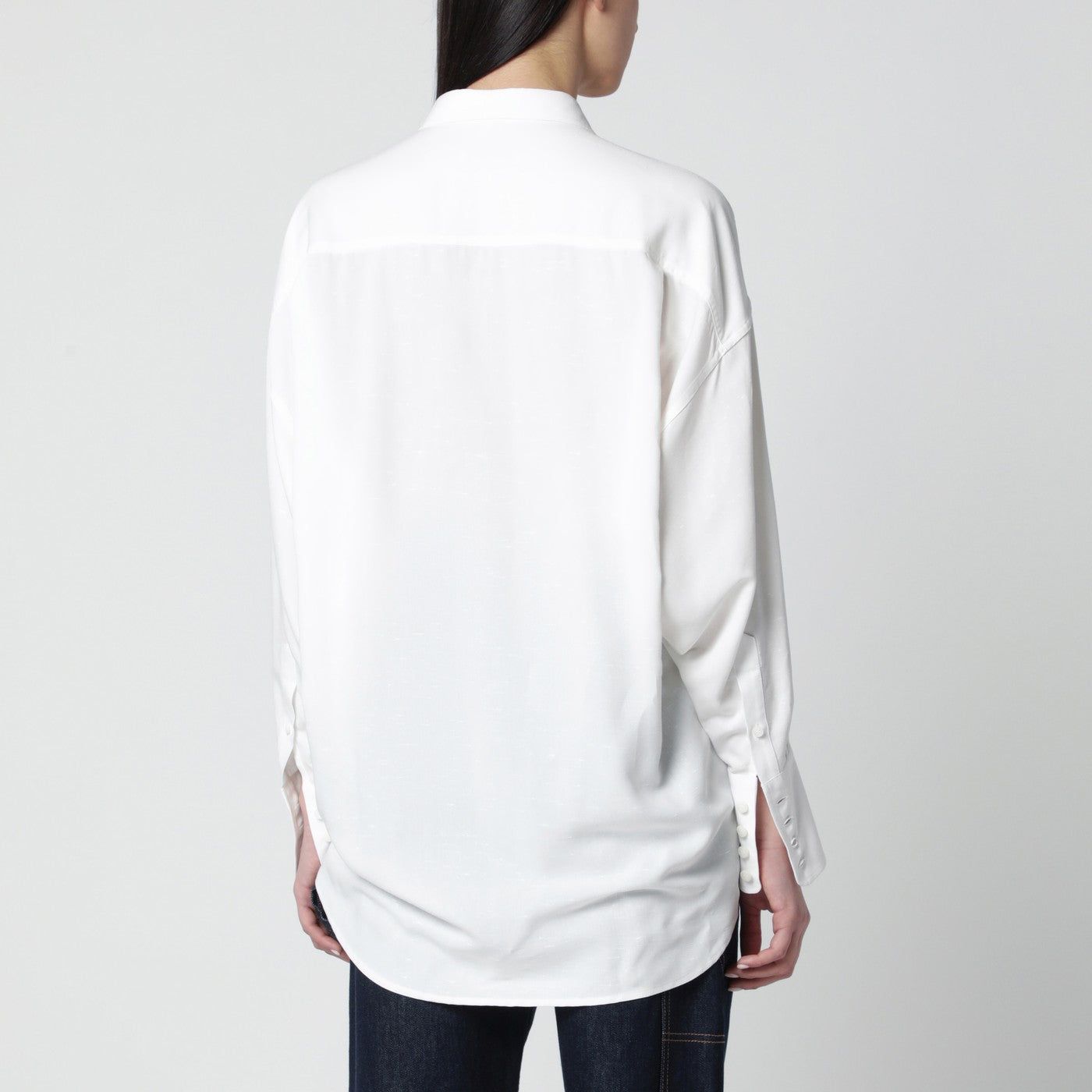 White jersey shirt