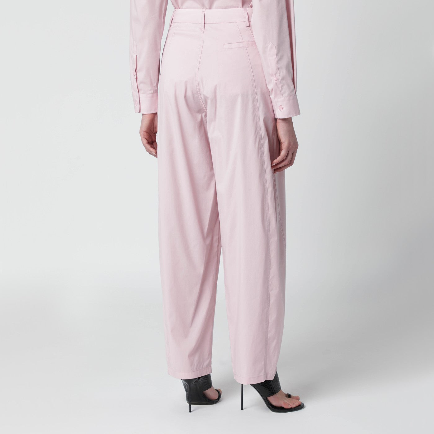 Pantalon rose en coton