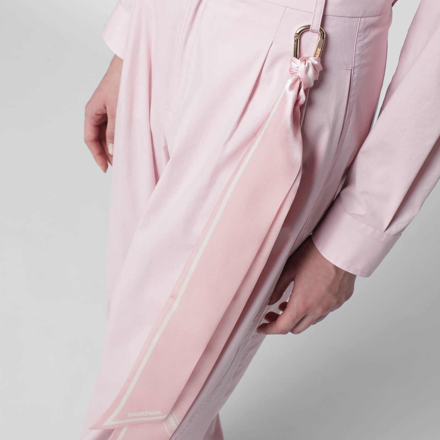 Pantalon rose en coton