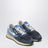 Reelwind Low Sneaker aus blauem Nylon und Veloursleder