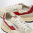 Reelwind Low sneakers in nylon and suede ecru/red