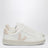 Sneaker V-12 in white and pink leather