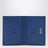 Book-style card holder in glossy crocodile-effect leather