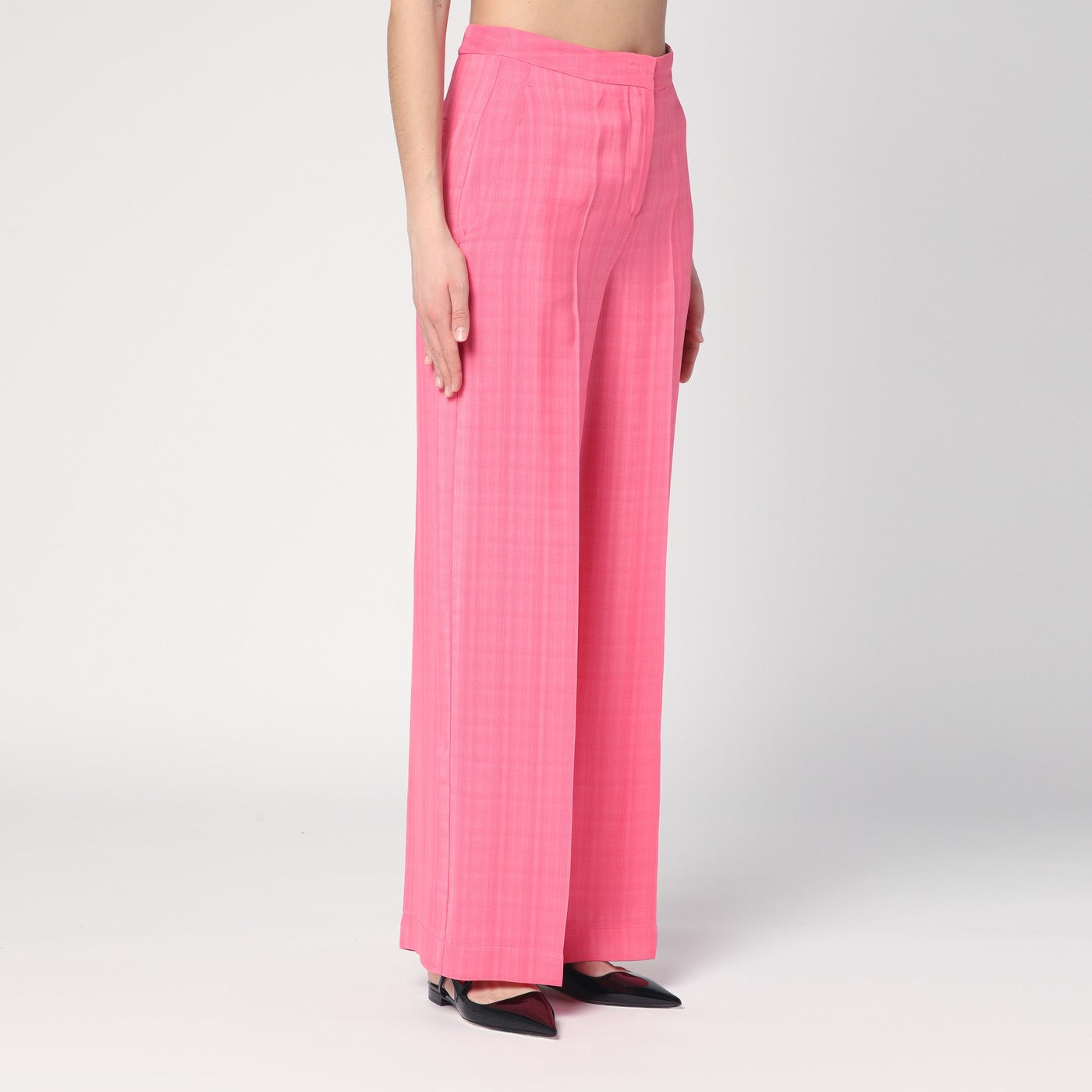 Pantalone Marlee rosa in viscosa