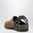 Taupe Fedaia clogs in suede