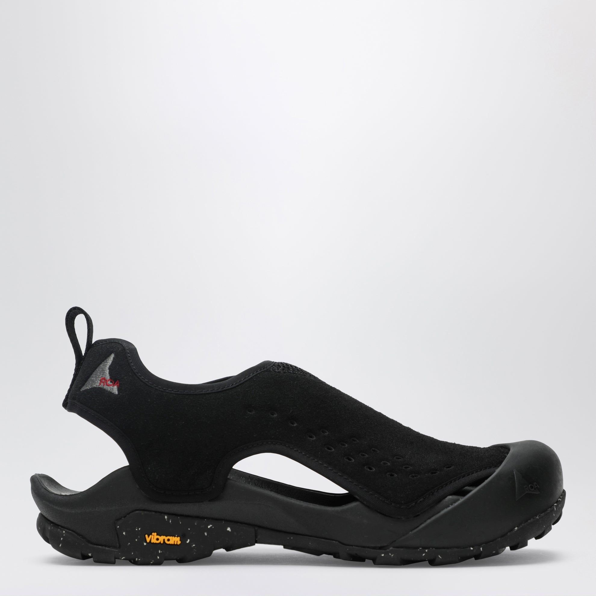 Arpy black sandals in mesh and microfiber