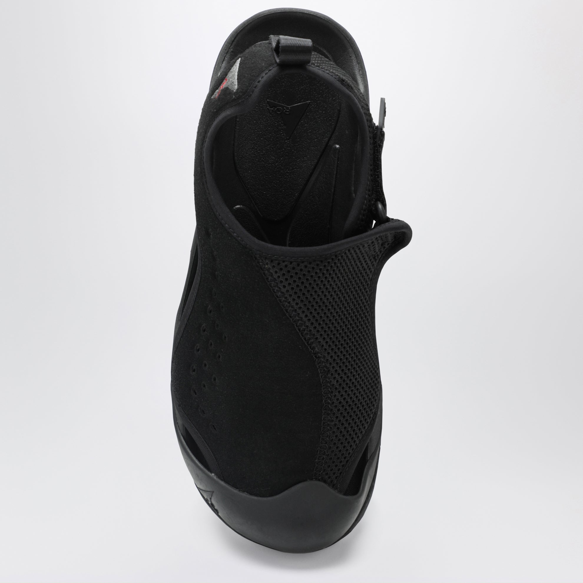 Arpy black sandals in mesh and microfiber