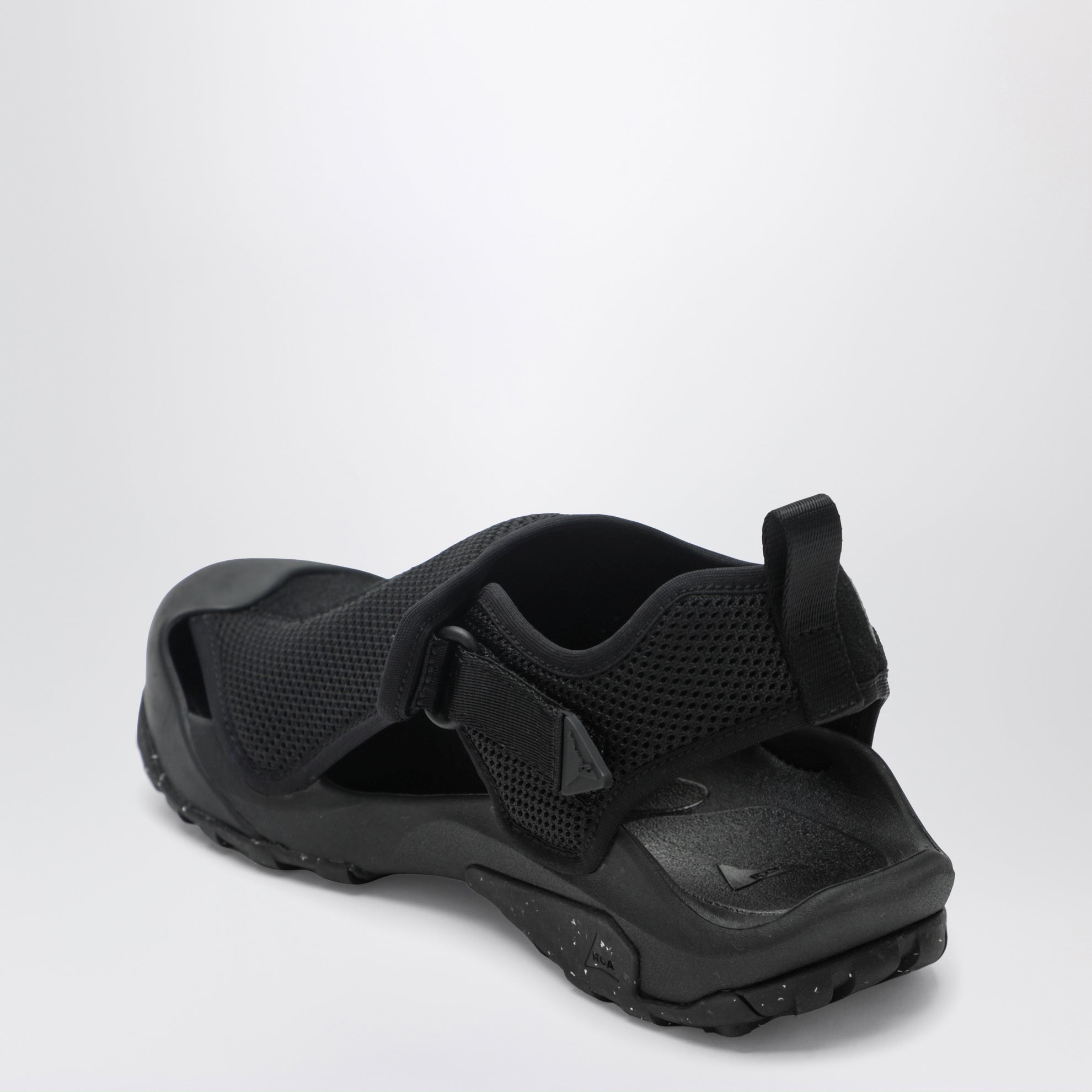 Arpy black sandals in mesh and microfiber