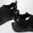 Arpy black sandals in mesh and microfiber