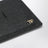Grained calf leather card holder in black