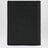 Grained leather card holder with logo in black