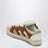 Baskets Model 1 crème/marron en mesh et daim