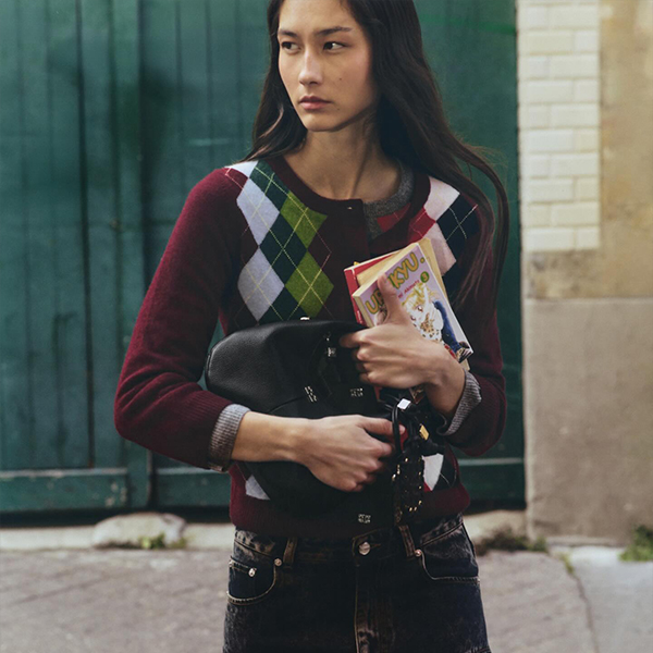 Ami Paris Denim zip-up Ami De Coeur jacket | TheDoubleF